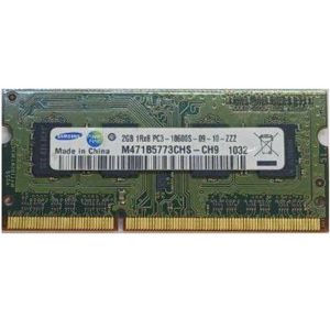 رم لپ تاپ DDR3 2G سامسونگ مدل 2GB 1Rx8 PC3-10600S-09-10-ZZZ  M471B5773CHS-CH9