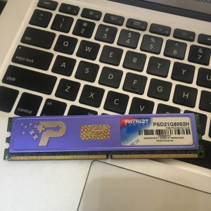 رم پاتریوت  PSD21G8002H 1GB PC 2-6400 CL5 هیتسینگ آبی کارکرده DDR2 تک کانال