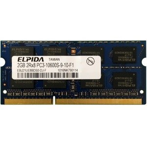 رم لپ تاپ DDR3 2G الپیدا ELPIDA مدل 2GB 2Rx8 PC3-10600S-9-10-F1