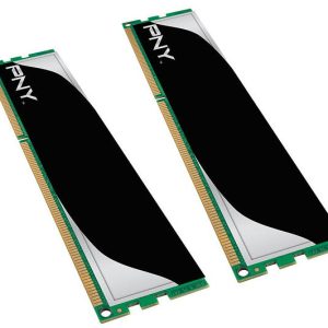 رم DDR3 2G پی ان وای PNY مدل  CL9 DDR3-1333-2G DIMM تک کانال دارای هیت سینک و خنک کننده استوک
