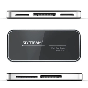 کارت خوان (رم ریدر) چند کاره سایوتیم مدل SY-631 با رابط USB 2.0 و کابل