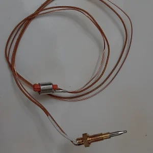 سیم ترموکوپل اجاق گاز صفحه ای مدل رزوه وسط آچار خور ساباف ساخت اسپانیا پایه بلند