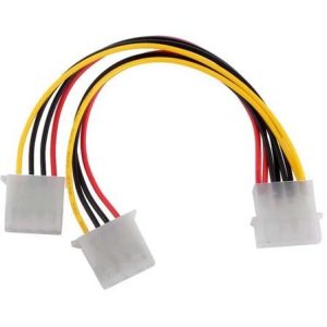 کابل تبدیل برق ( پاور ) یک مولکس به 2 مولکس