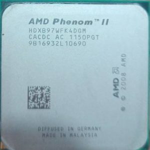 پردازنده فنوم AMD Phenom II X4 965 BE AM3 125W CPU کارکرده