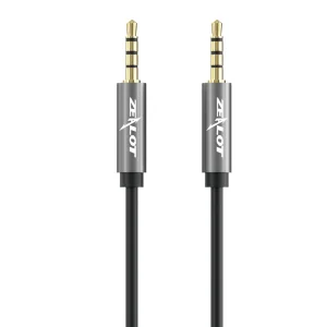 کابل AUX زیلوت مدل CA04 طول 2 متر TRRS 4 خط جک 3.5