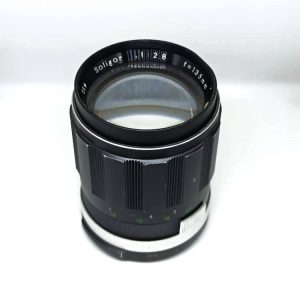 لنز SOLIGOR 135mm f2.8 کارکرده مانت T به همراه تبدیل T-ring به MD مینولتا